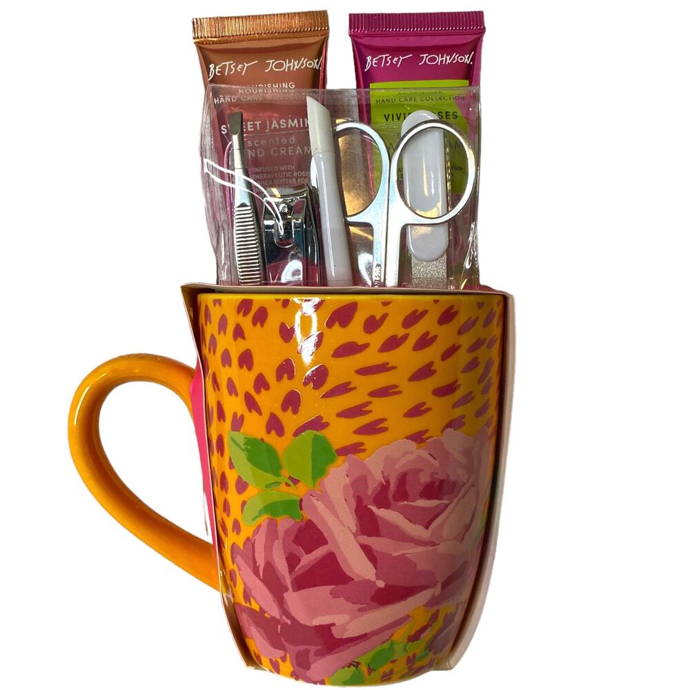 Betsey Johnson Hand Care & Mug Set